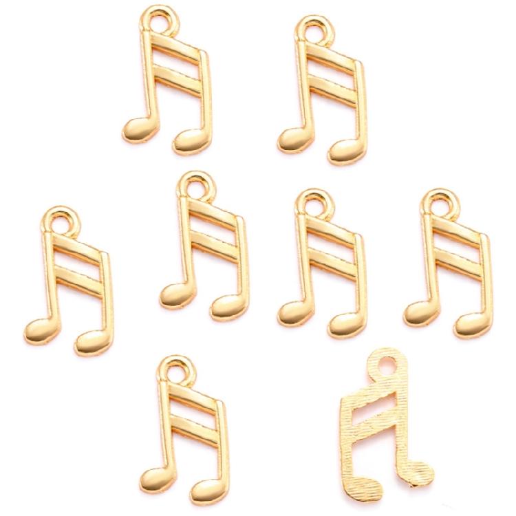 Pack of 100 Stylish Musical Note Pendants for Creative Accessory Jewelry Components Bracelet Necklace Accessories