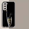 Open Champagne to Celebrate Phone Case For Samsung Galaxy S25 Edge S24 S23 FE S21 S20 S10 Plus S22 S26 Ultra Cover Clear Cases T