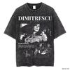 2026 Resident Evil Village T-shirt Oversize 100% Cotone Lavata Vintage per Uomo Donna Moda Tee Hip Hop Streetwear Top