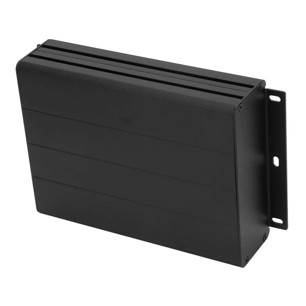 45*122*160mm Aluminum Shell Aluminum Alloy Matte Black Aluminum Box with Bending Plate Aluminum Extruder Case Technical Box