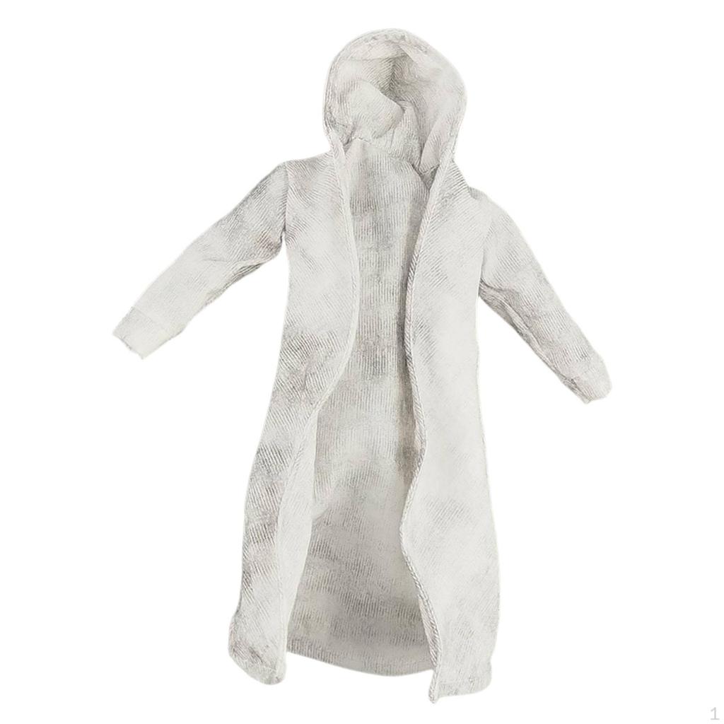 1/12 Scale Male Coat Model Miniature Decoration Accessories Cosplay Windbreak Figure Clothes,