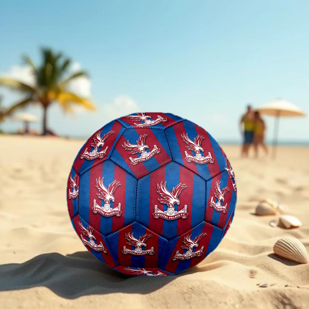 Crystal Palace Storlek 5 Fotboll Högelastisk Fotboll För Utomhustävling Daglig Träning Lek