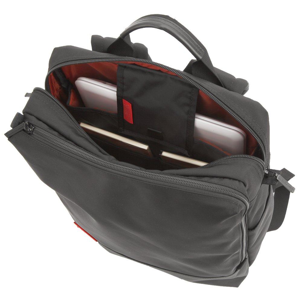 7016BK Gut organisierter City-Rucksack Unisex [Manhattan Passage] (Schwarz)