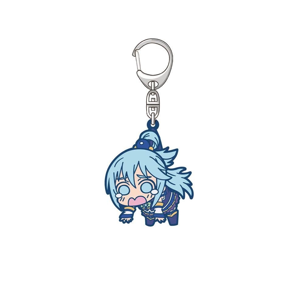 KonoSuba Aqua Megumin Darkness Official Acrylic Keychain Bag pendant Bag Charm anime goods Anime Toy Fans Charm Gift cute Kawaii
