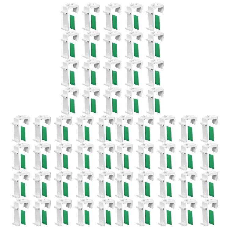 20/60Pcs Window Roller Blind Adjustable Brackets Accessories Roller Curtain Clamp Window Shade Rod Holder Repair Parts