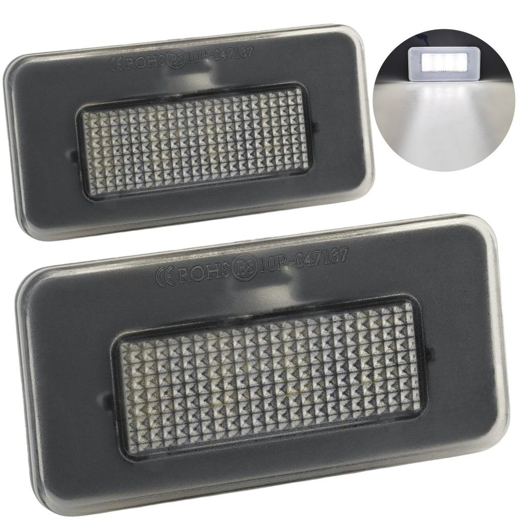 Tesla model S, X, lampki tablicy rejestracyjnej LED 500lm, 2szt Off-Road