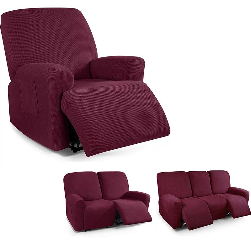 Recliner Sofa Cover for Living Room Ralax Cover Jacquard Covers Stretch Spandex Couch Slipcovers Non Slip Armchair Slipcovers