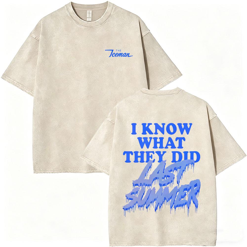 Gewaschenes Vintage Rapper Drake ICEMAN Freeze The World 2026 T-Shirt Herren Damen Mode Hip Hop Übergroße T-Shirts Herren Streetwear