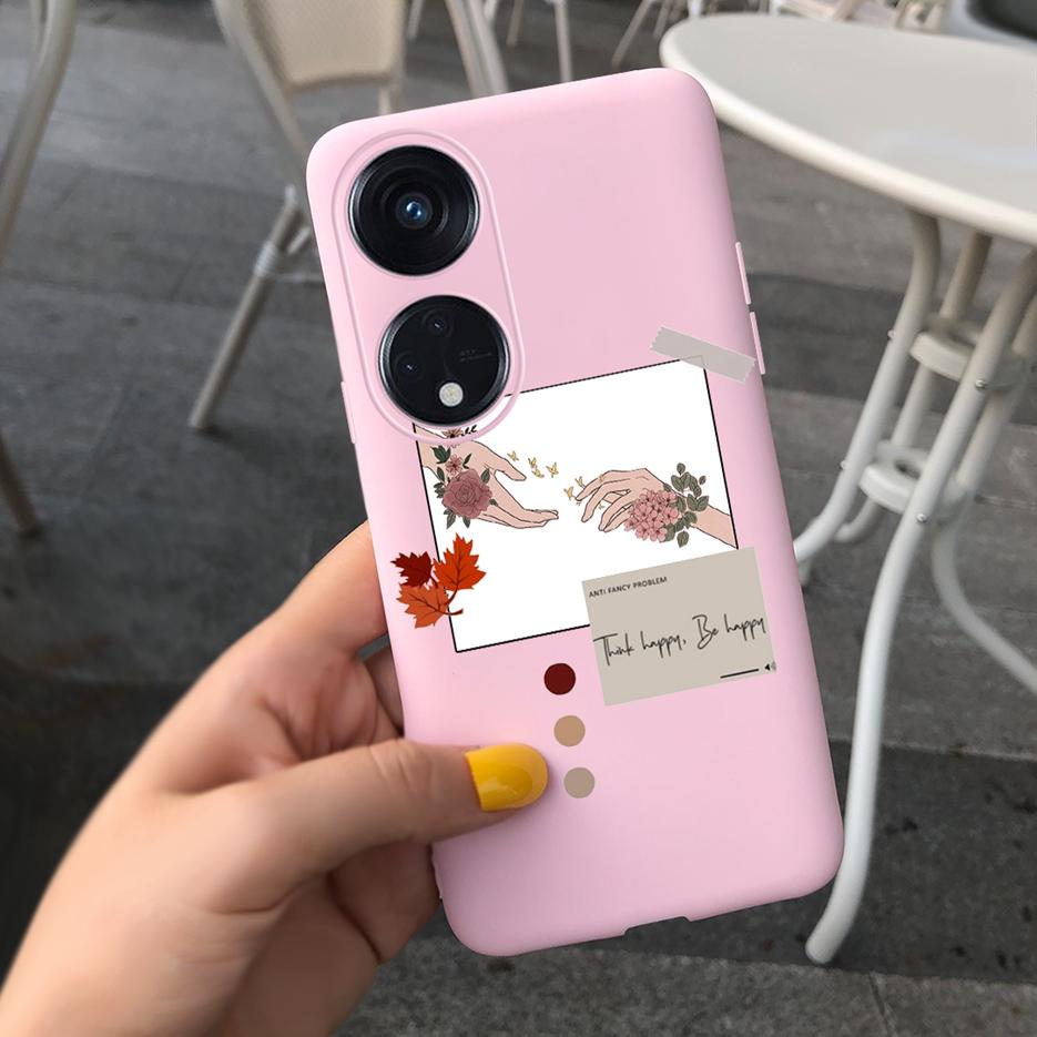 For Oppo Reno 8T 4G Case CPH2481 Luxury Art Printed Cover Silicone Soft TPU Phonw Case For Oppo Reno8 T 5G Reno 8T Reno8T Bumper