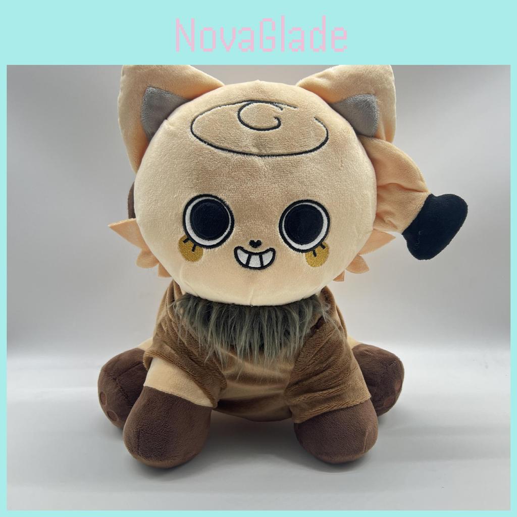 Dandys World Plush Cat Toy With Soft Short Plush For Kids And Adults