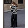 Demana Women's Lyocell Striped Long Sleeve T-shirt
