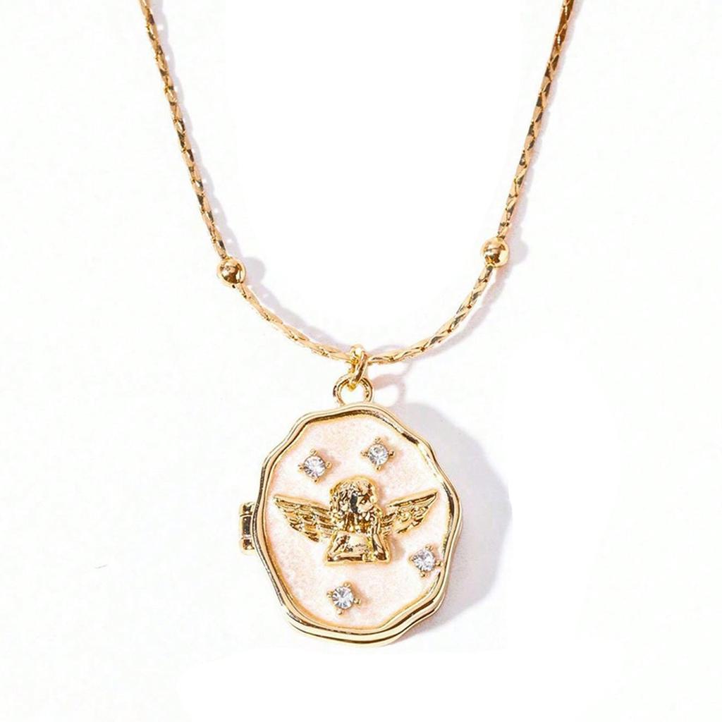 Custom Photo Gold Locket Necklace For Women,  Personalized Memorial Gifts For Women Teen Girls Valentine's Day Birthday Anniversary