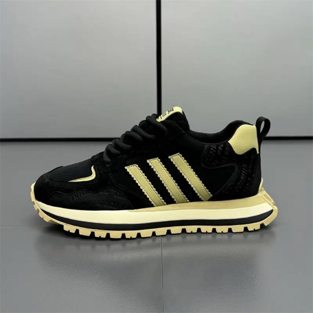 

Мужские кроссовки Ультрамягкие Дышащие Беговые кроссовки Модные Водонепроницаемые Маслостойкие Удобные Повседневные туфли 44 чёрный