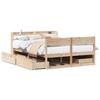 VidaXL Cadre de lit sans matelas 150x200 cm bois de pin massif 3307119