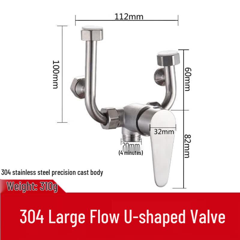 304 Stainless Steel Exposed Mixing Faucet