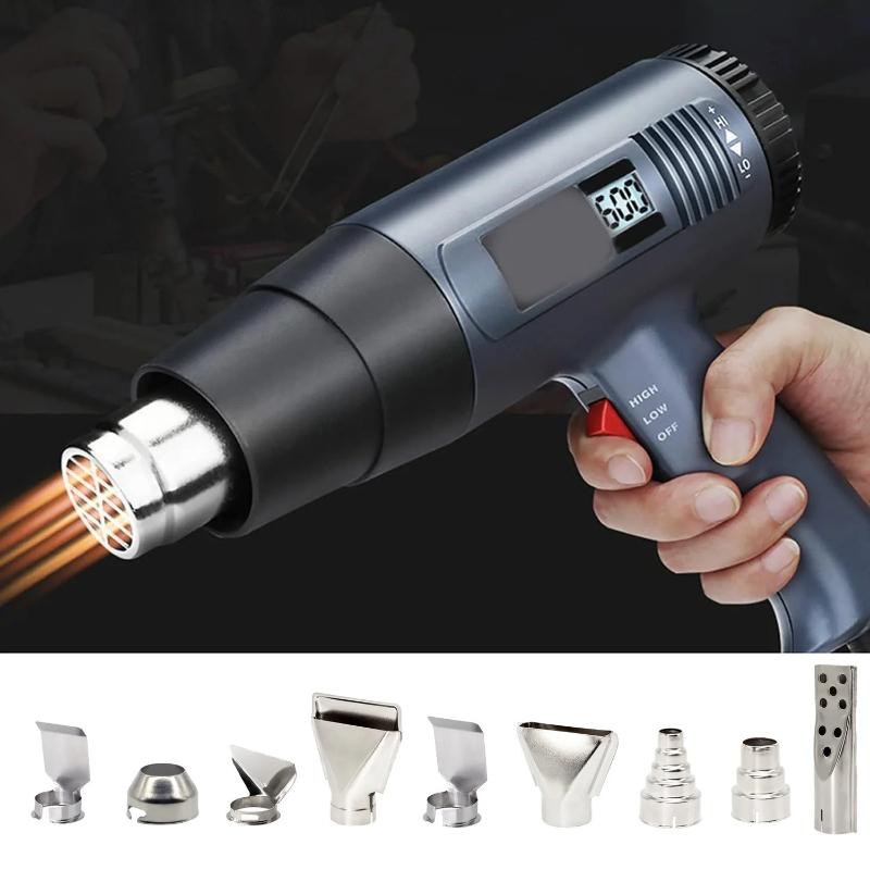 9 PCS hot air gun nozzle stainless steel universal nozzle accessories, precision nozzle accessories for welding tools