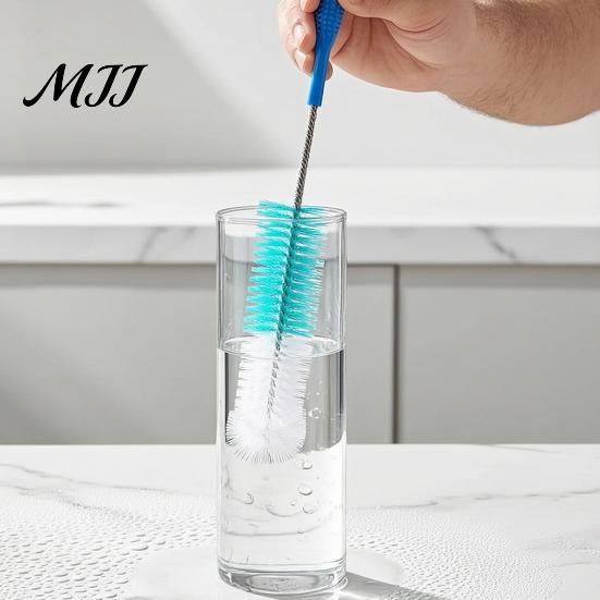 Baby Bottle Straw Scrubber 12Pcs Flexible Pipe Cleaning Brush Kit with Long Nylon Bristles for Glass Straws Medical Tube Tubes And Bottles,