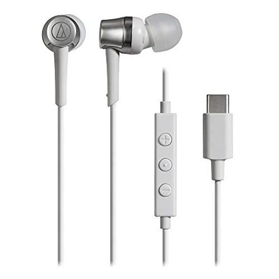 Audio-Technica ATH-CKD3C WH Earphones Microphone USB Type-C Wired 1.2m Canal Type White