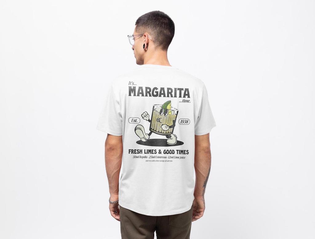 Margarita Time Graphic T-Shirt: Organic Cotton Unisex Tee