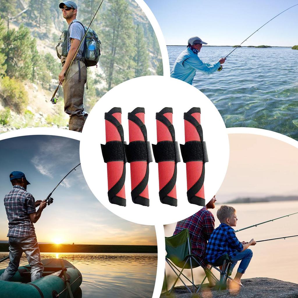 4pcs Lure Wrap Lure Covers Fishing Bait Covers Lure Hook Covers Lure Guard To Keep Fishermen Fishing Safe for Fishing Rod