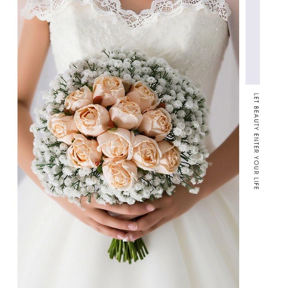 12PCS/bunch Multicolor Rose Artificial Flowers Silk Petals Green Stem Faux Rose Flower Scene Landscaping Bridal Bouquet