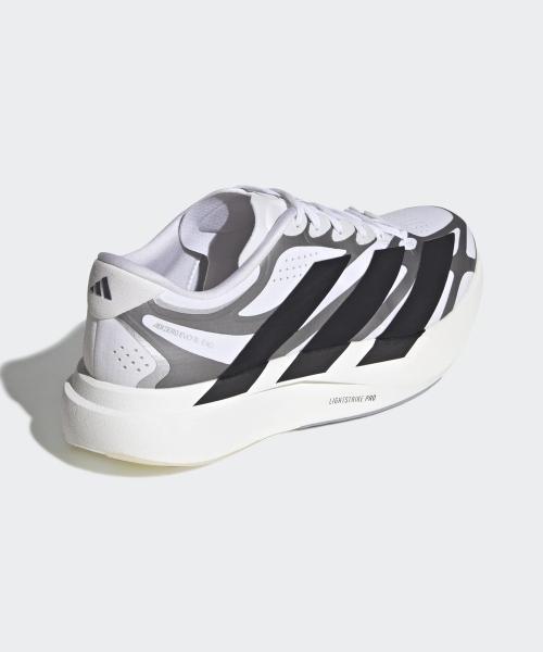 [Adidas] Adizero EVO SL EXO - White:Black:Iron Metallic [KI4763]