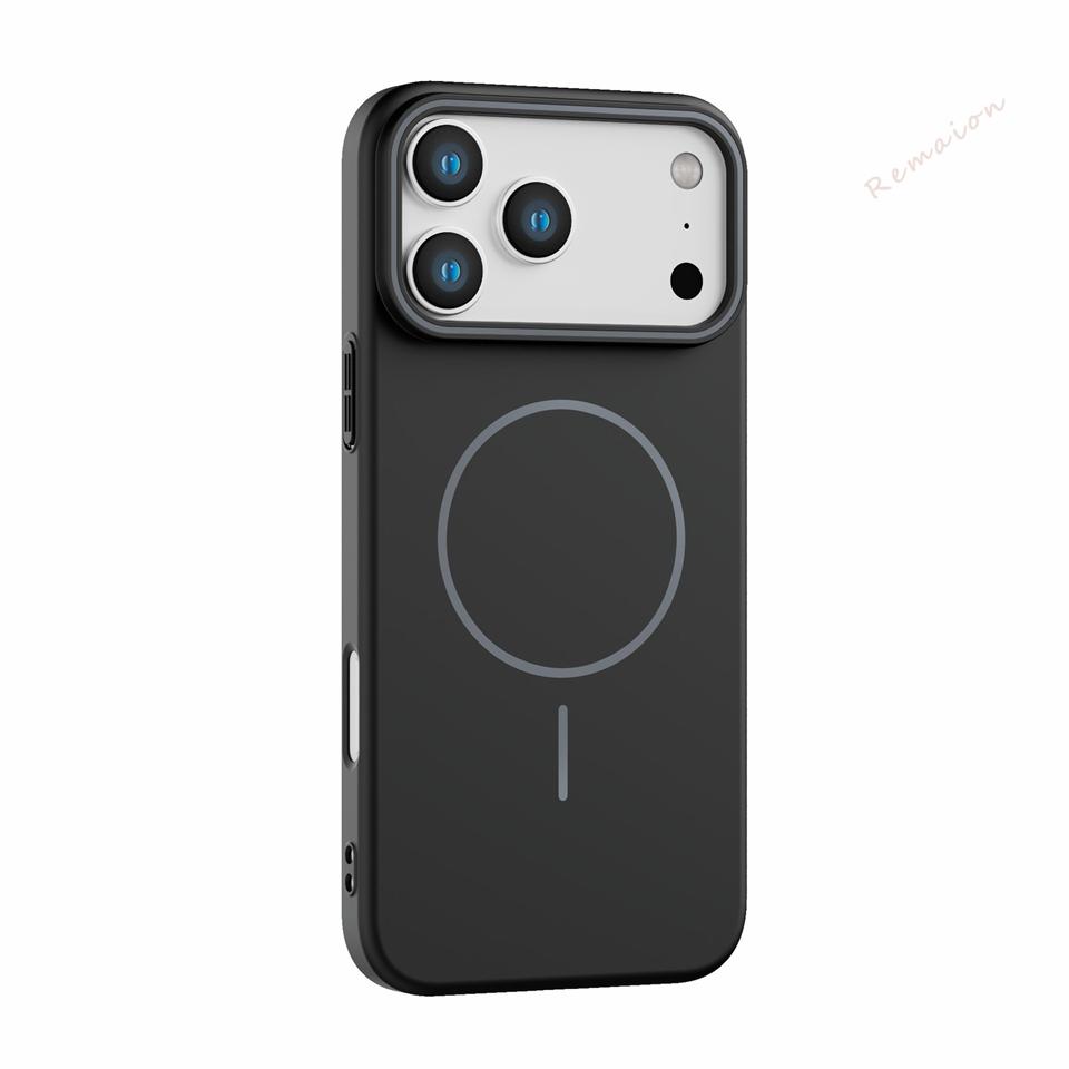 Magnetische Ultra-dünne Handyhülle für Für iPhone 14 1 16 Plus 11 12 13 16 17 Pro Max Air Matt Kabelloses Ladecover