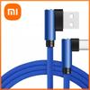 Xiaomi 0.35m 1m 2m 3m 90 ° elbow USB Type C Cable For Xiaomi 6 8 HUAWEI Honor 9 10 Samsung7 S8 S9 Oneplus5 ZUK Z2 Z3 LG G5 G6 USB-C Line