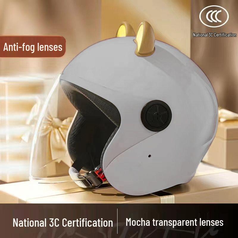 High-Quality National Standard Certified Unisex Electric Vehicle Helmet - Winter-Ready, Windproof, Warm, and Safe for Motorcyclists