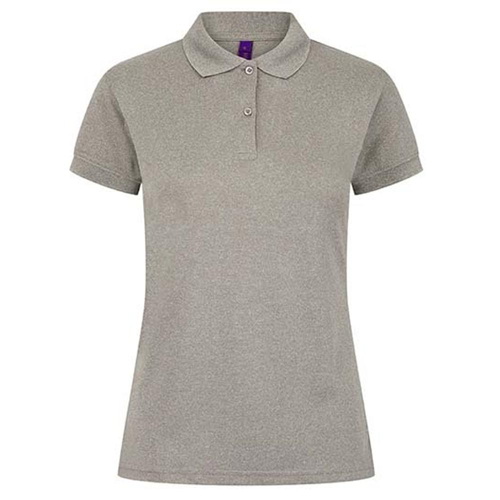 Henbury Womens/Ladies CoolPlus Moisture Wicking Polo Shirt