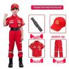 Kids' Firefighter Costume: Halloween Cosplay & Performance Set