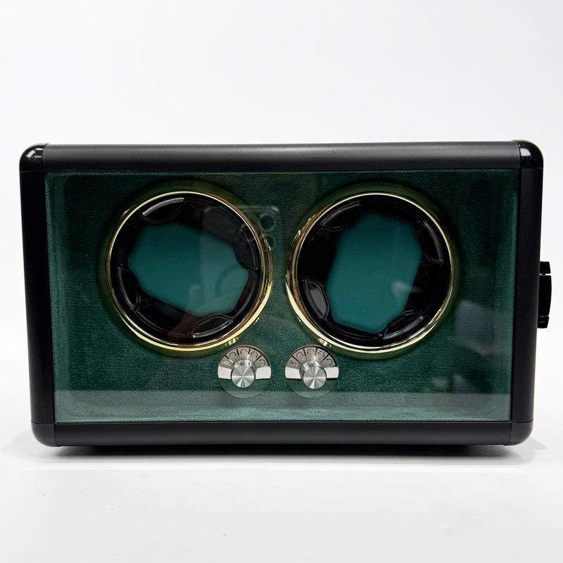 Aluminum Alloy Mechanical Watch Winder: Home Use Self-Winding Rotating Storage Box