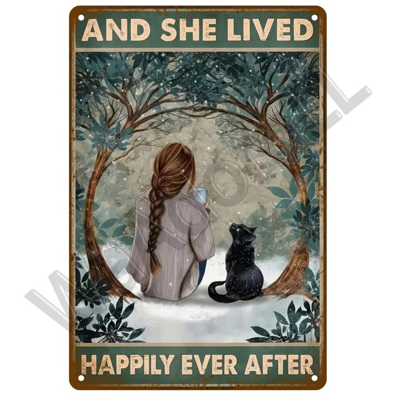 Metal Signs Vintage Cafe Signs Wall Decor Funny Posters Retro Plaques Painting Coffee Bar Sign Tin Signs Home Wall Decor Art