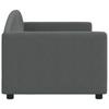 Daybed Dark Grey 80x200 Cm Fabric