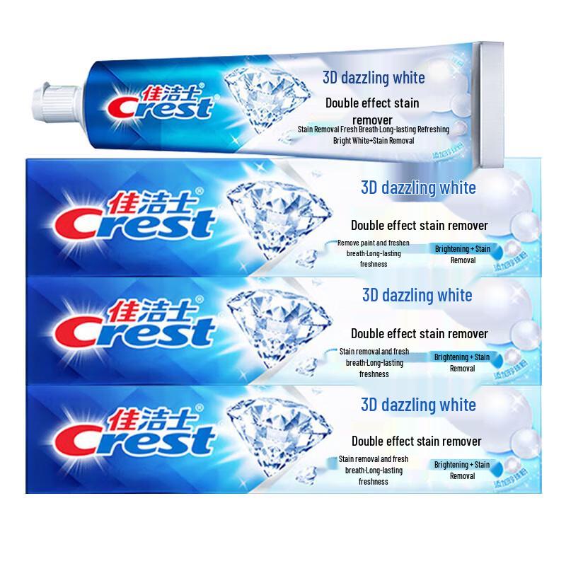 

Crest 3D White Dual Effect Toothpaste 3x170g