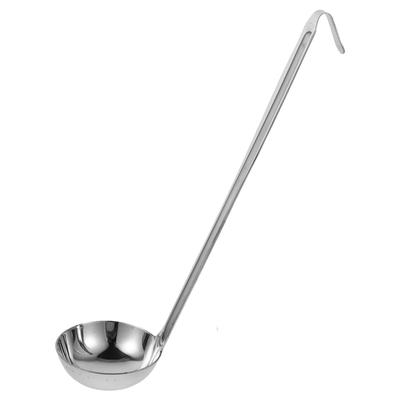 Concha de Sopa de Aço Inoxidável 80ml Tigela Profunda Cabo Longo Gancho Para Eventos de Catering Cozinha de Panela Quente Ferramentas de Cozinha Doméstica Servir Sopa