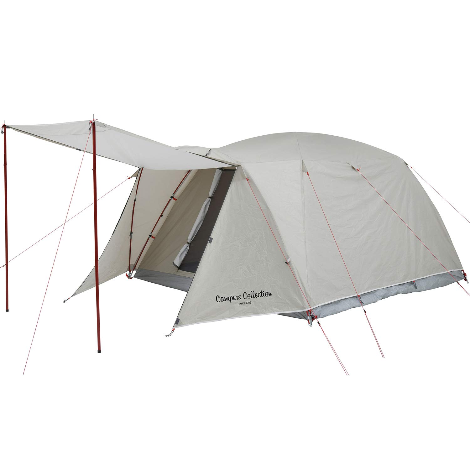 

Коллекция Палатка для кемпинга на 4 просторная и удобная безопасный тамбур дуга сетчатый вход Промо Тент 5 [Кемперы Yamazen] человек, (большая палатка),