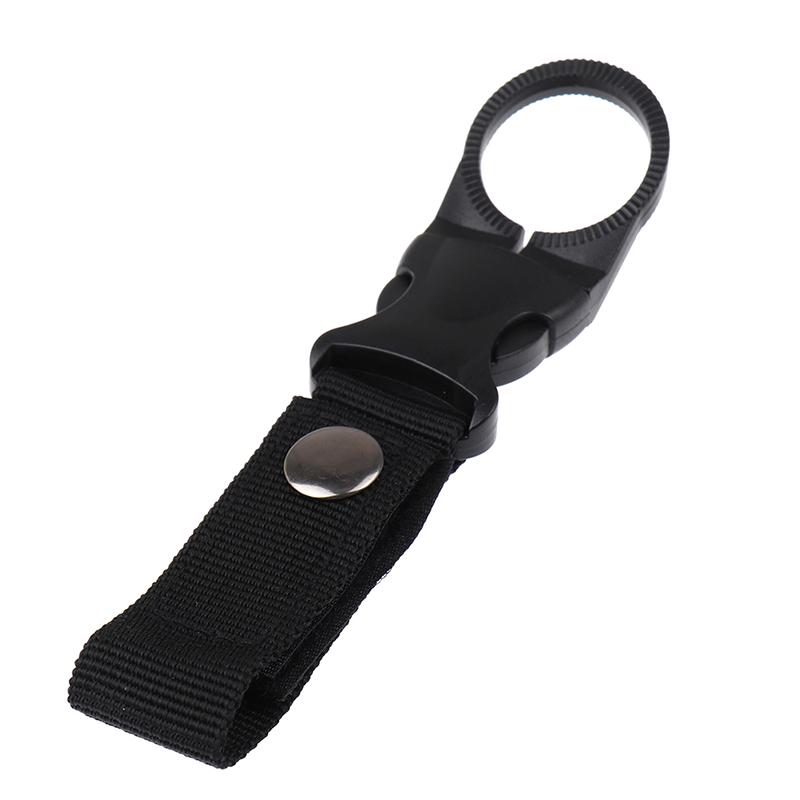 Nylon Webbing Water Bottle Carabiner Belt Outdoor Buckle Hook Holder Tool Clip