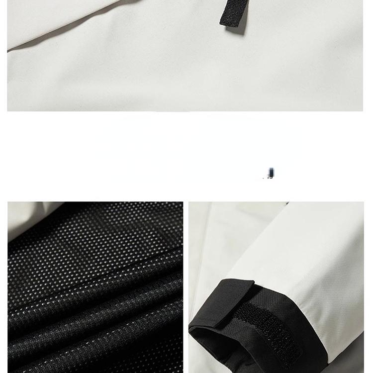 Men Color Blocking Splicing Women Assault Jacket Functional Pocket Outdoor Sports Style Unisex Hiking Jacket