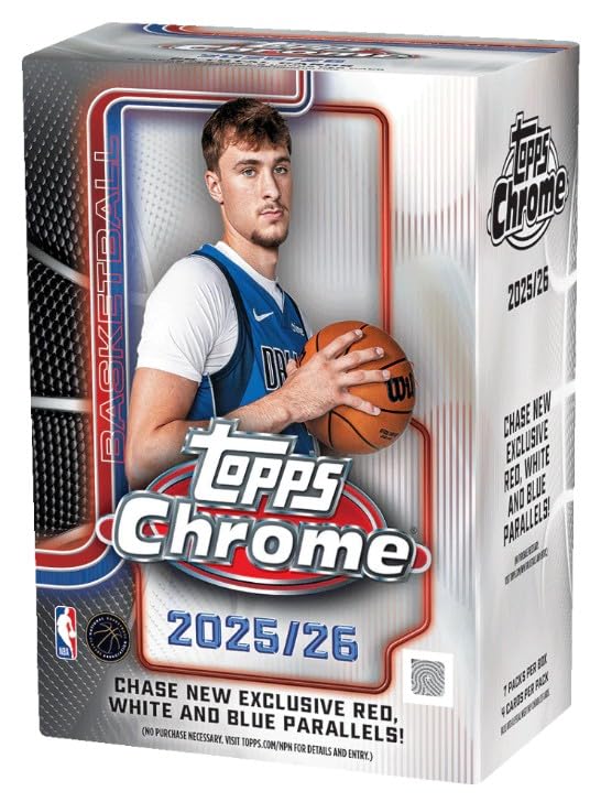 NBA TOPPS CHROME BASKETBALL VALUE BOX 2025-26