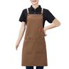 Tablier épais et imperméable pour homme et femme, anti-graisse, anti-taches, pour chef, café, restaurant, serveur, barbecue, cuisine