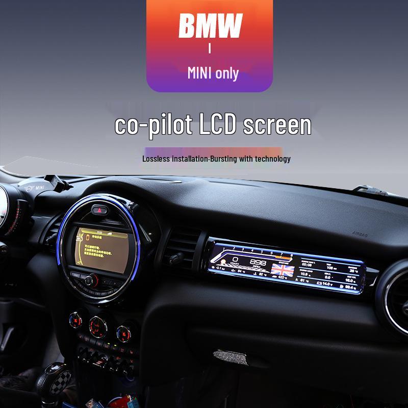 

15-20 BMW MINI F55/F56/F57 Passenger LCD Display Upgrade Right-hand drive display