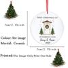 Personalised First Christmas in Our First Home Ornament Custom Address & Year  New Home Keepsake Gift First Home 2025