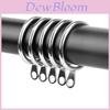 Modern Minimalist Metal Curtain Rings With Silent Slider For Home Living Room Decor
