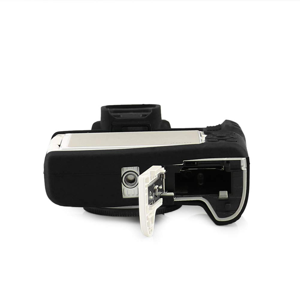 kinokoo Silicone Camera Case for Canon EOS Kiss Kiss M50 Mark 2 Digital Simple Design M/EOS M2/EOS M50/EOS Cameras, (Black)