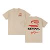 Ayrton Senna Vintage Tshirt Racing Brazilian Graphic Oversized Breathable Cotton Men T Shirt New Tee Tshirt Womens Tops