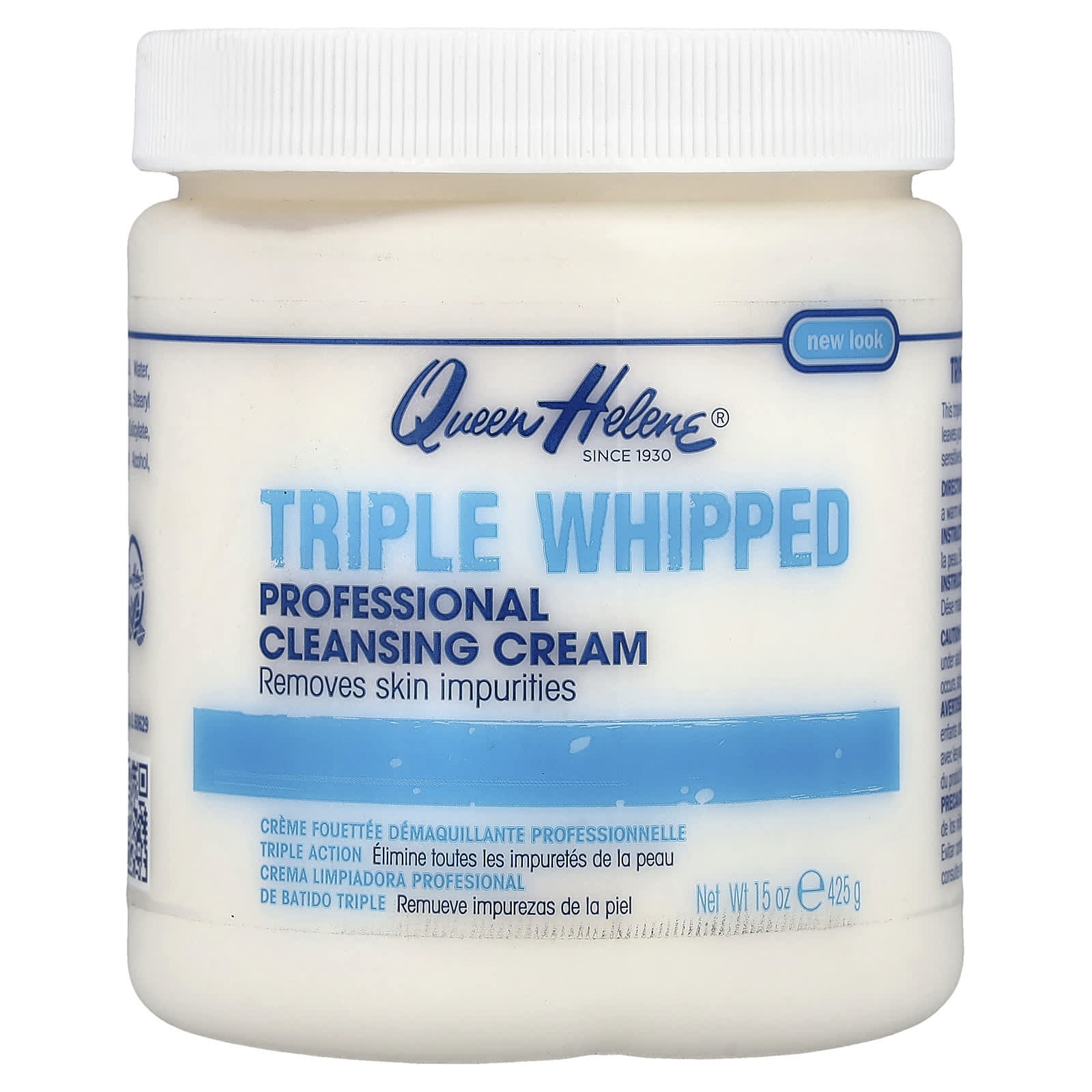 Queen Helene, Triple Whipped, Professional Cleansing Cream, 425g (15oz)