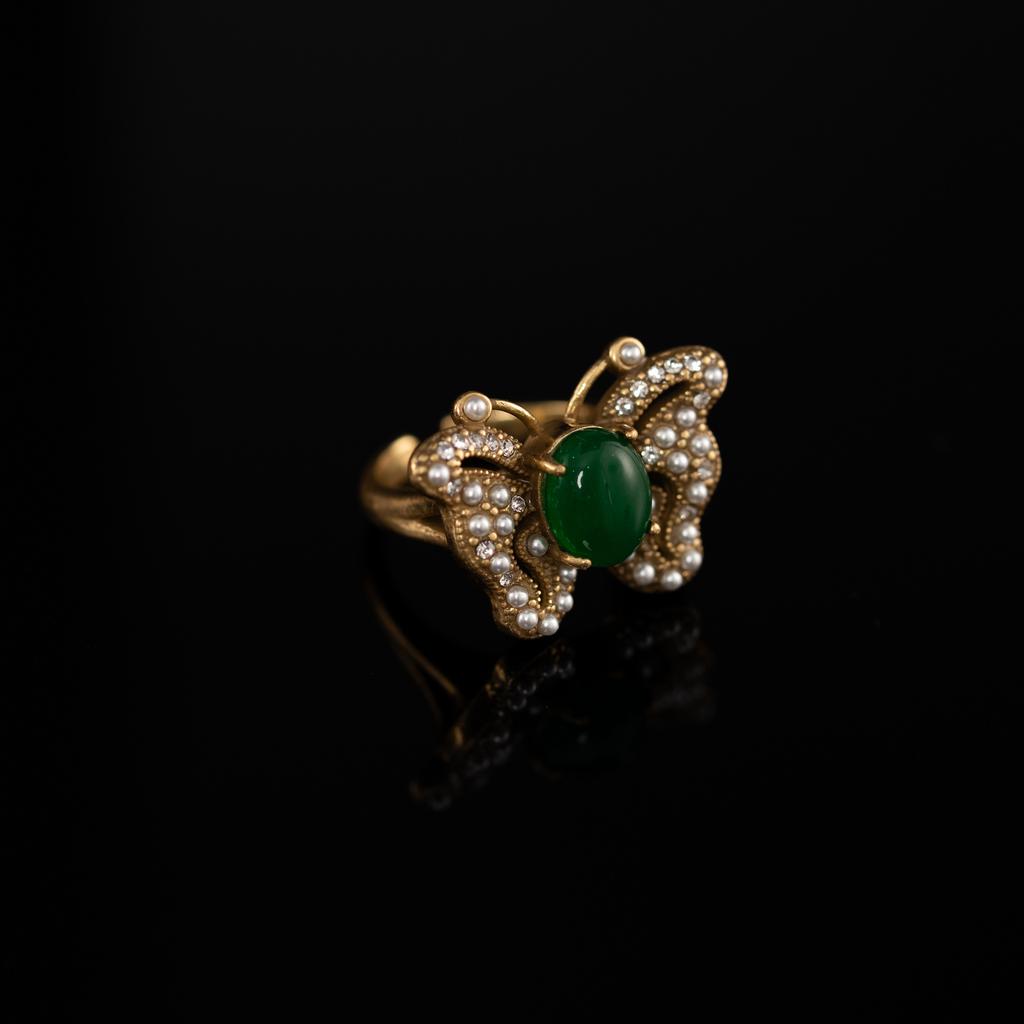 Medieval Copper Alloy Ring, Retro Court Style, High Sense Female Designer Temperament, New Ring