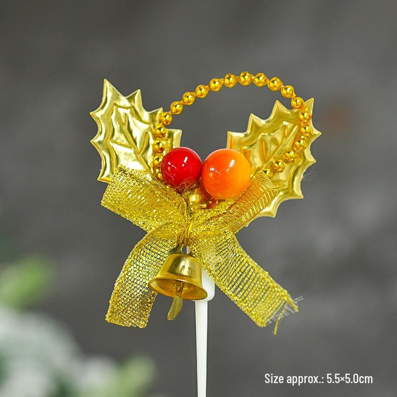 Popular Soft Glue Christmas Cake Ornaments: Santa Claus & Snowman Inserts for Holiday Party Desserts
