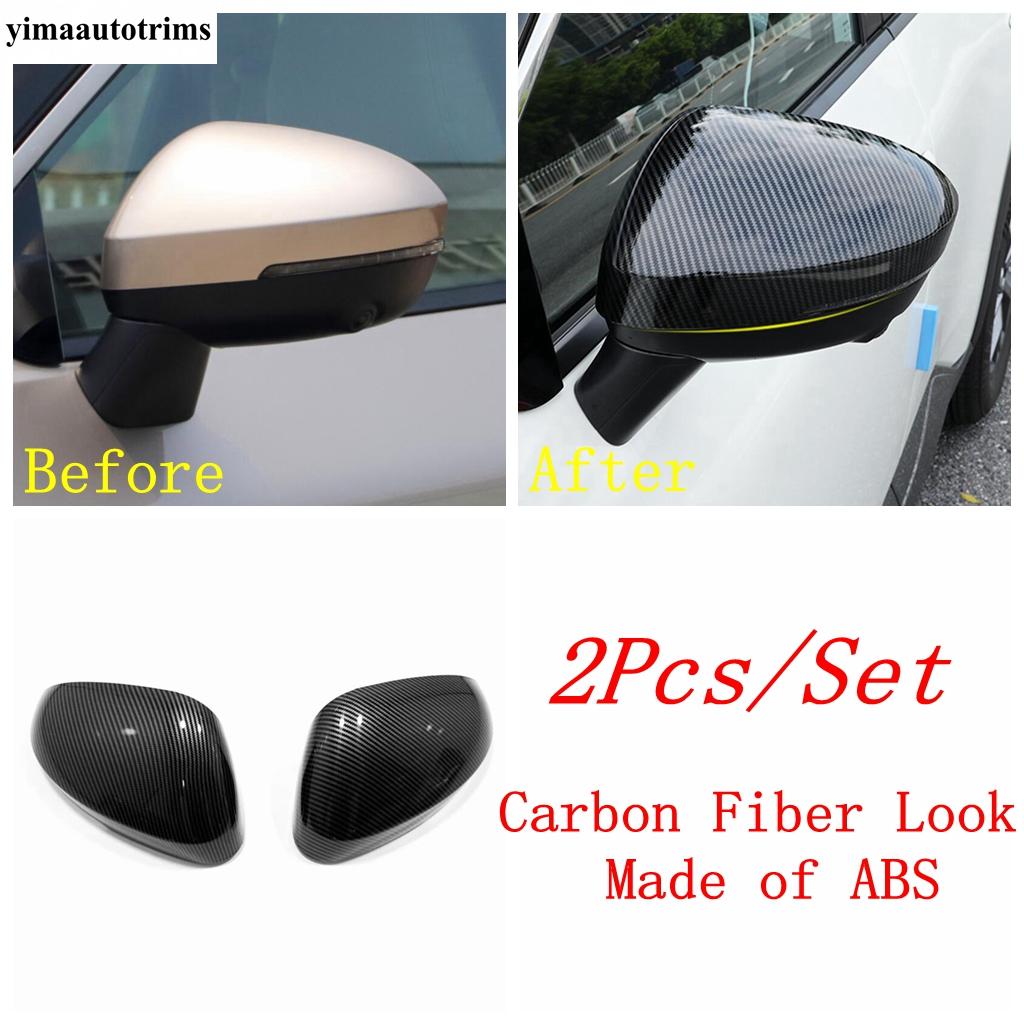 ABS Chrome Carbon Fiber Rearview Side